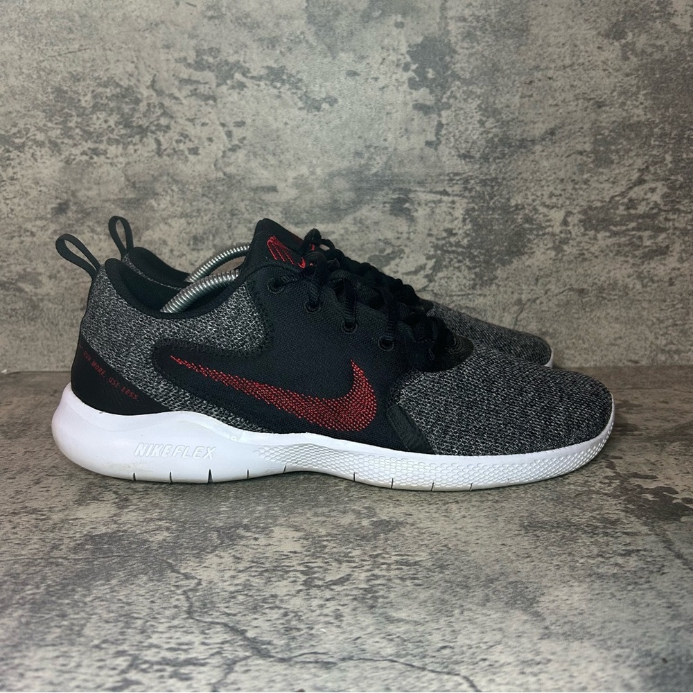 Nike Flex Experience RN 10 Running Shoes CI9960-005 Mens sz 11.5 - red/black